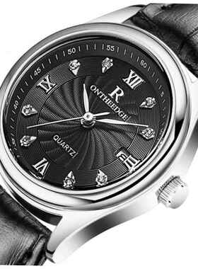 Watches Men Leather Date Quartz Wrist Watch Male Female1