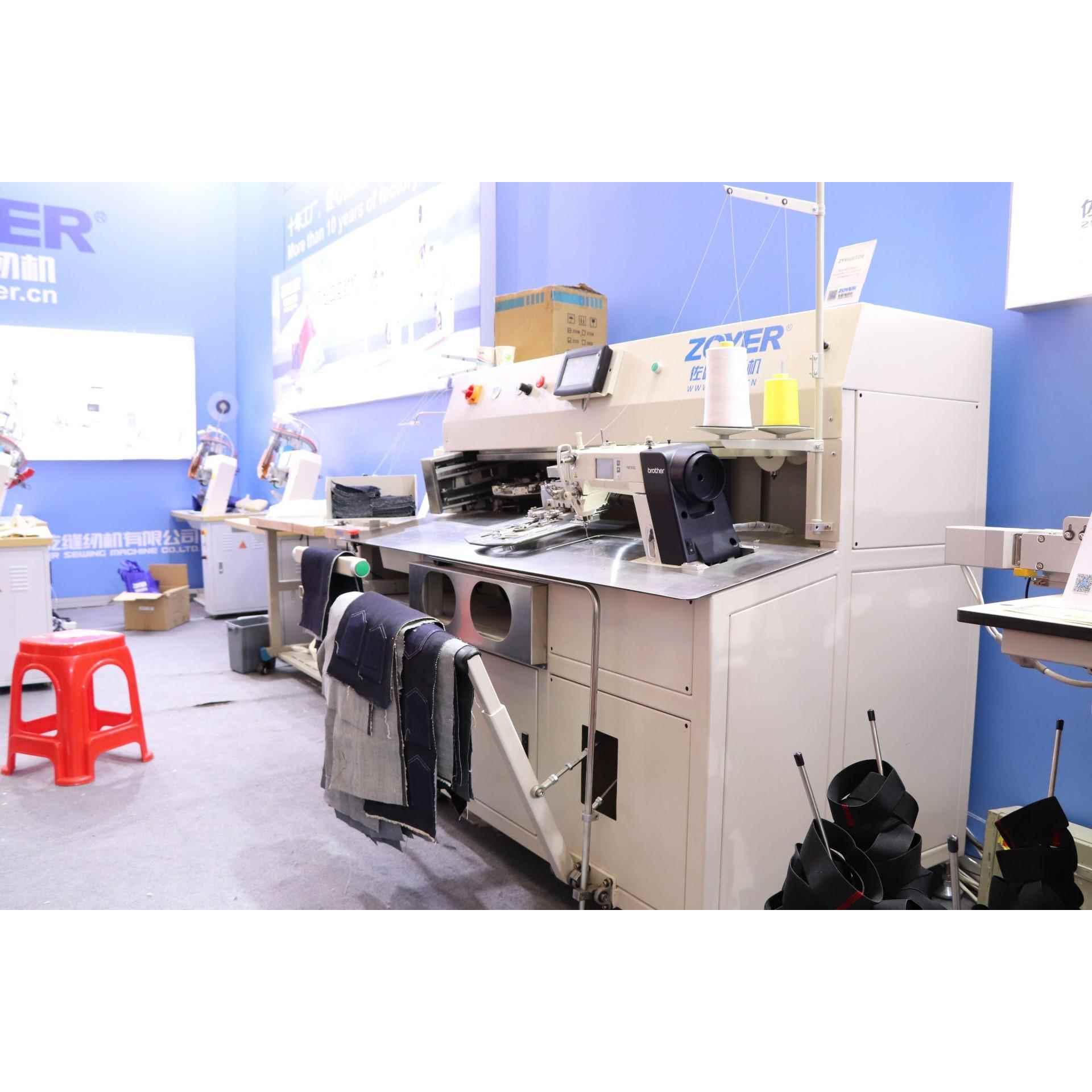 厂家出品ZY-9000TDB全自动贴袋机,牛仔裤口袋缝制设备缝纫机 - 图1