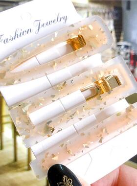 35 Styles 2/3pcs Hair Clip Set Acetate Hairpin Women Hair Ac