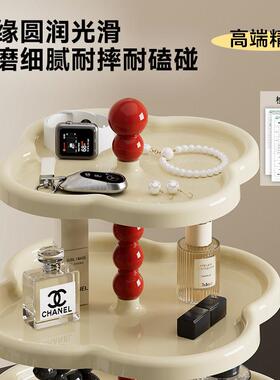 入户进门钥匙收纳玄关装饰摆饰轻奢高档高级感置物架小托 托盘收