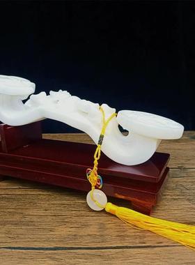 新款然白玉貔貅室如石意摆件整体玉雕刻客厅天办公玄关装饰开业乔