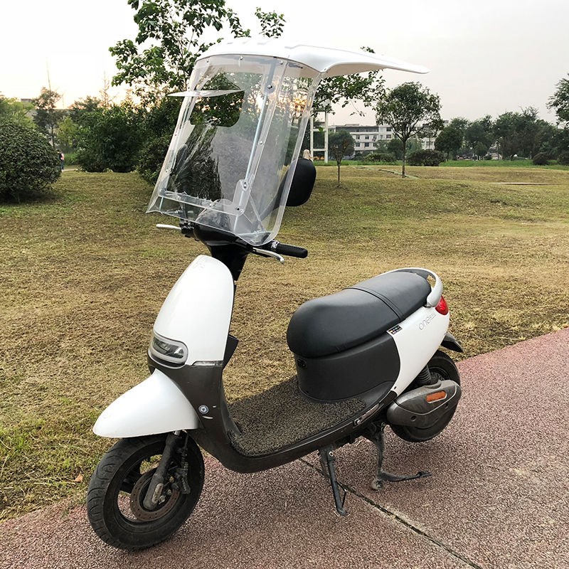 新品电动车雨棚蓬新款可折叠可拆卸三轮车安全单独顶棚车棚全封闭 - 图3
