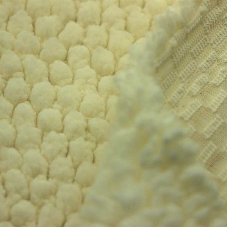 绒编家宝宝服装格绒提花玉米粒绒棉绒梳棉布料纺菠萝面料纬提花舒,淘宝优惠券,粉丝福利购,淘宝优惠卷