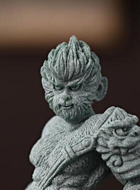 黑神话孙悟空齐天大圣斗战胜佛家居桌面茶桌茶宠鱼缸造景装饰摆件