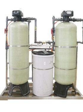 5吨全自动软化水设备双阀双罐 锅炉、空调补给水处理双级软水器