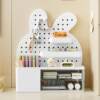 Desktop rabbit hole plate storage rack work station student dormitory desk pen holder desk drawer storage box sorting box