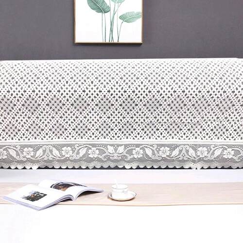 简约现代蕾丝沙发靠背巾垫四季通用一整块万防尘防滑扶手盖布巾能 - 图2