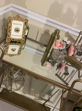 新款欧式复古香槟葡萄酒门铃创意桌面摆件门铃装饰