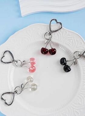Cute Cherry Keychain Kawaii Cherry Bag Purse Charms for Wome