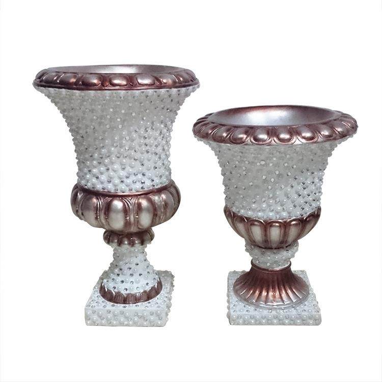 玻璃钢落地大花瓶前台欧式罗马柱花插花盆树脂花器装饰品摆件,淘宝优惠券,粉丝福利购,淘宝优惠卷