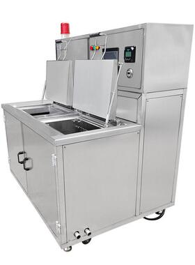 工业双槽半导体超声波清洗机PLC自动除油超声波清洗机厂家定制