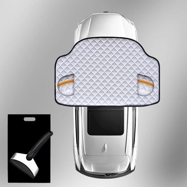 汽车防晒隔热遮阳挡加厚遮阳罩遮阳前挡前挡风玻璃车罩车窗遮雪挡 - 图2