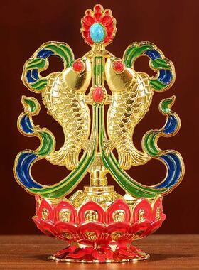 八吉祥套装组合摆件家用铜加厚小号金色吉祥八宝八用品