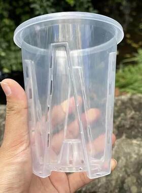 透根蝴蝶兰花盆塑2料明透气海控3芋花烛蔓绒绿镂空青山2花盆0新款