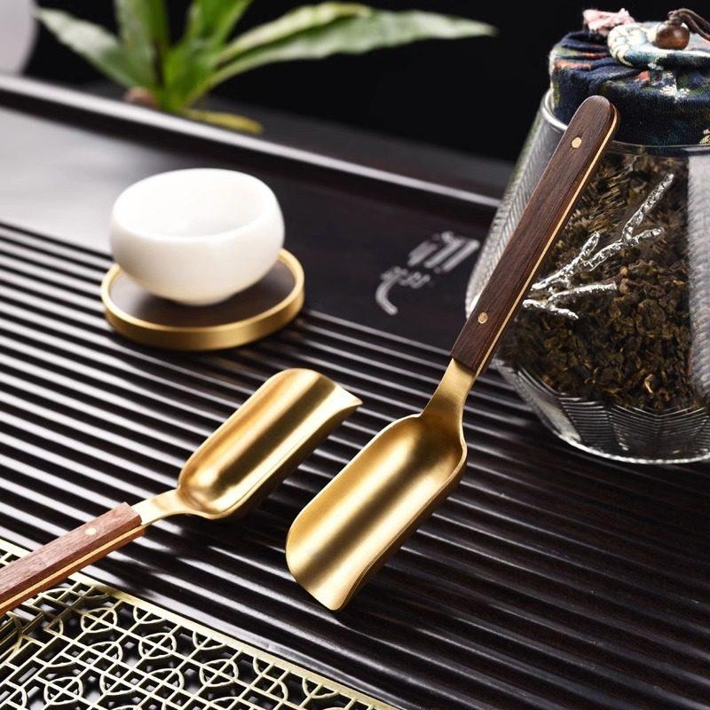 Tea spoon tea clip three-piece set Kung Fu tea set accessories tea tweezers non-slip tea cup tea clip set stainless steel