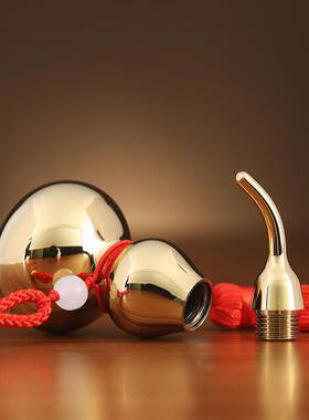 黄铜葫芦挂件家居装饰品挂饰创意开口葫芦小饰品礼品摆件