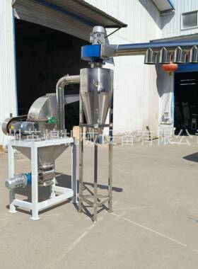 400型不锈锤片粉碎生产线炒鸡料煮肉粉料磨机钢炖肉料11研磨机