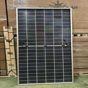 英利单晶670w双玻双面太阳能板660w半片210组件132cells光伏发电