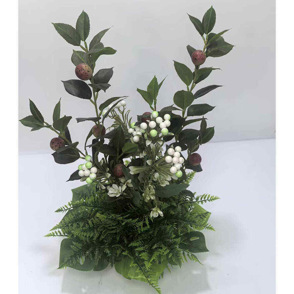 绿色植物家居卧室客厅装饰人造植物草仿真茶树果盆栽绿色草,淘宝优惠券,粉丝福利购,淘宝优惠卷