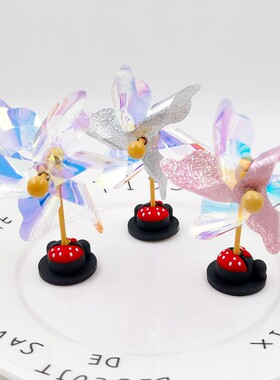 Car Decorative Colorful Mini Windmill - A charming addition