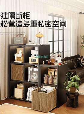 钢制格柜子家客用GAE厅铁皮架书柜自由组合落地置物架收纳储物书