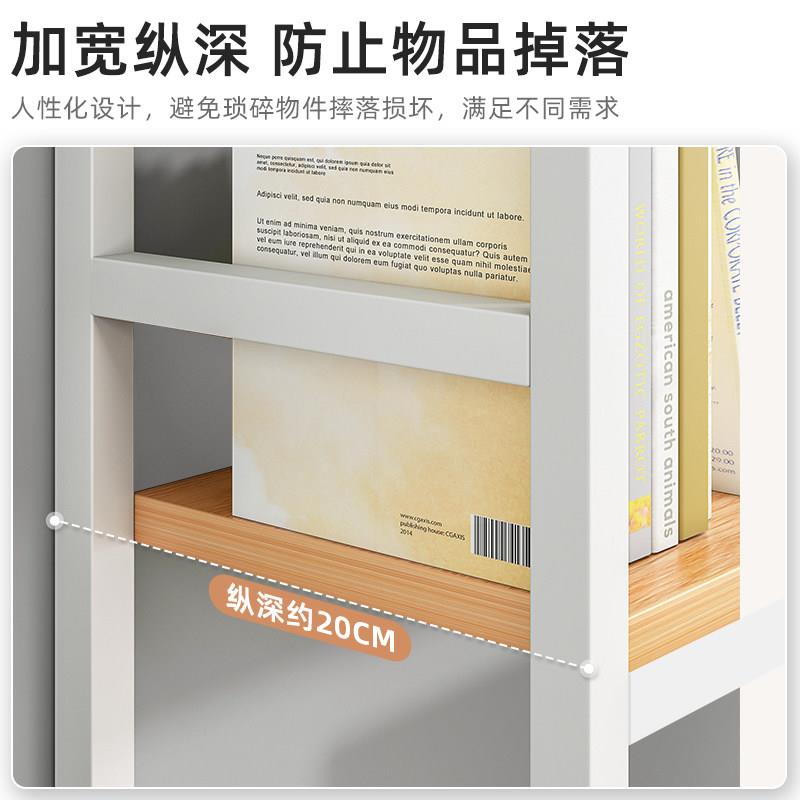 Desk storage rack with grid tabletop organizer rack student computer desk multi-layer hole board storage shelf book