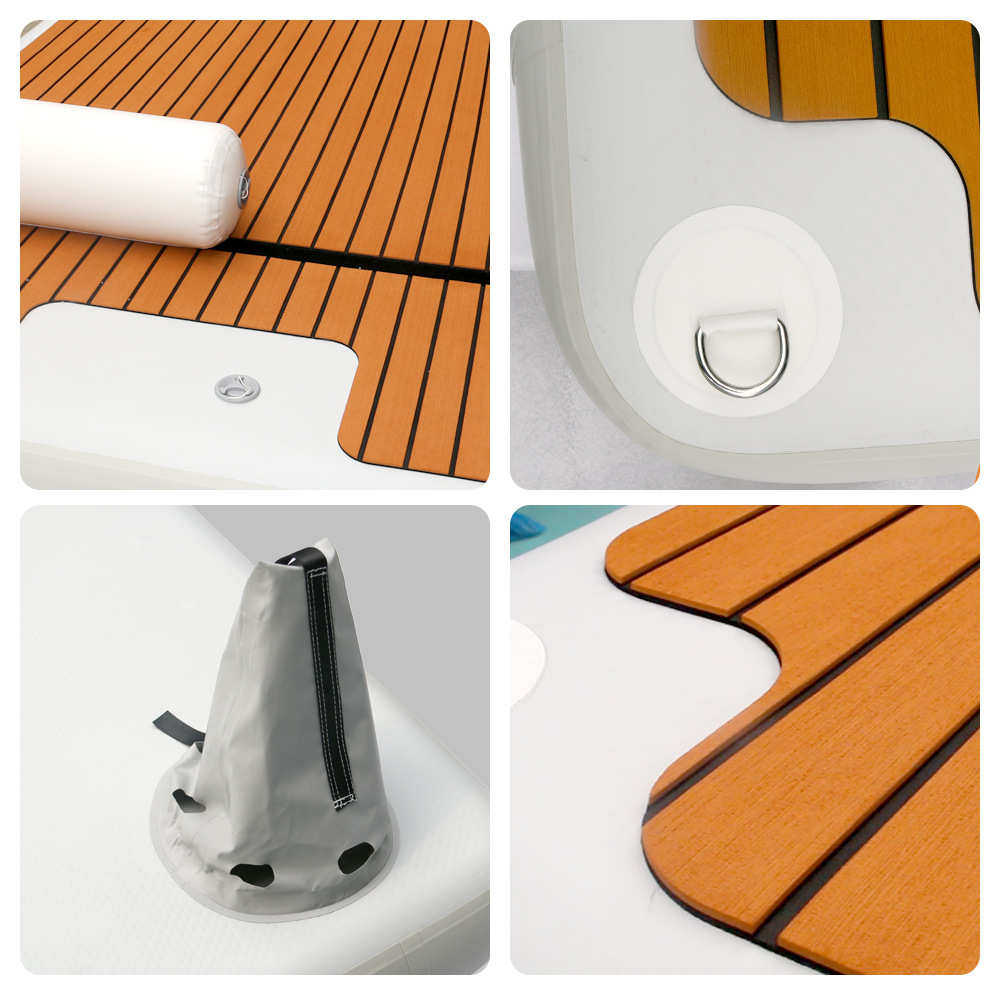 水上充气钓鱼浮台充气浮床水上充气用品漂浮板充气浮排,淘宝优惠券,粉丝福利购,淘宝优惠卷