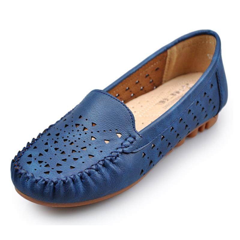 高档款季凉鞋平底洞洞豆豆新皮鞋镂空口女鞋软底浅防滑妈妈鞋孕夏,淘宝优惠券,粉丝福利购,淘宝优惠卷