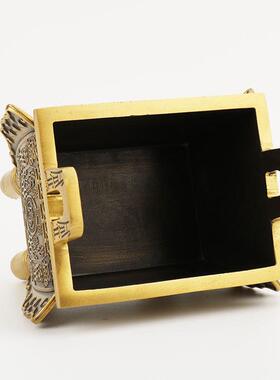 铜鼎摆件双龙盛鼎鼎盛千秋铜鼎铜摆件开业礼品工艺品