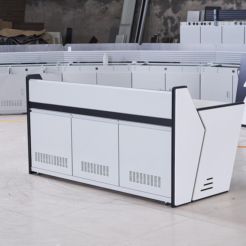 Security monitoring console thickened work dispatch table command center console cabinet single double triple platform