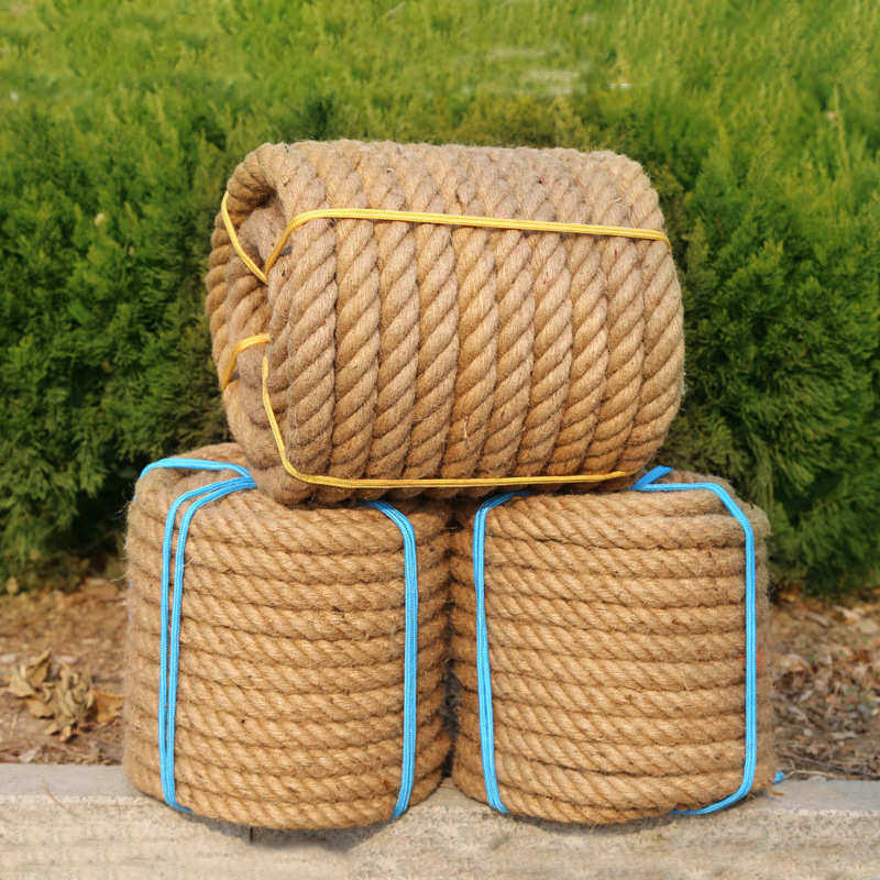 粗麻绳绳子手工编织复古捆绑黄麻绳  手工DIY材料复古风装饰吊顶,淘宝优惠券,粉丝福利购,淘宝优惠卷