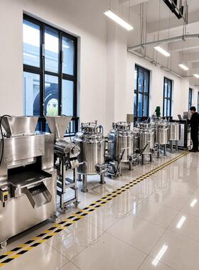 中小试鲜榨果汁生产线 食品厂新品打样小型饮料试验成套设备