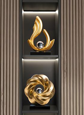 现代轻奢财源滚滚水晶球摆件办公室桌面装饰品客厅玄关乔迁送礼物