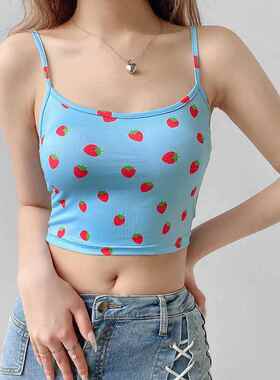 Fashion Women Lady Sweet Floral Print Camis Vest Summer Sexy