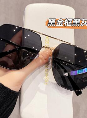 偏光墨镜男款大脸2025新款抗UV开 车专用眼镜太阳眼镜男士高级感