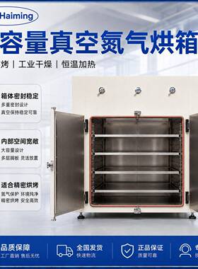 大容量恒温工业烘干箱锂电物料无尘固化干燥烤箱真空氮气烘箱