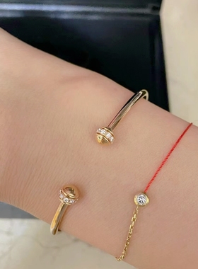 99新伯爵时来运转玫瑰金滚珠钻石手镯正品二手G36PZ900先尺码咨询