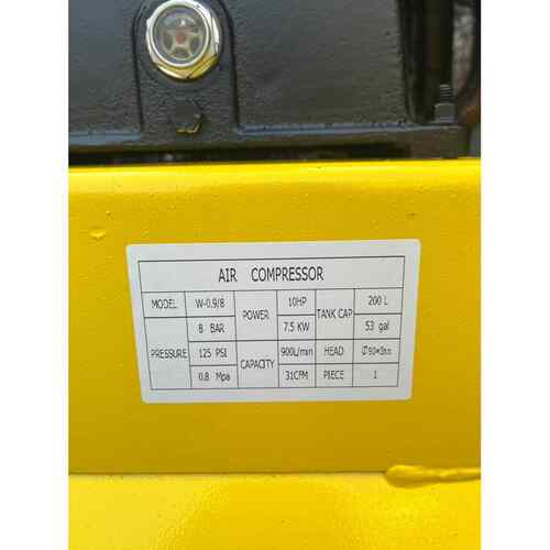 W-0.98活塞空气压缩机7.5KW-200L高配置移动空压机 - 图2