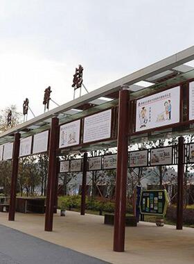 仿古户外长廊木质连廊古建回廊景观凉亭廊亭厂发公园景观亭廊组合