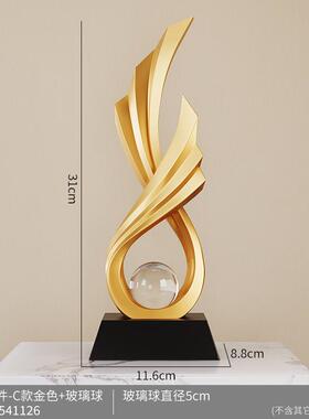 高档风高生水起高级感酒展柜示柜件家居客厅玄关办公室端艺术装摆