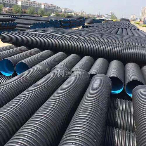 大量现货SN8dn600HDPE管双壁波纹管高密度聚乙烯排污下水道波纹 - 图0