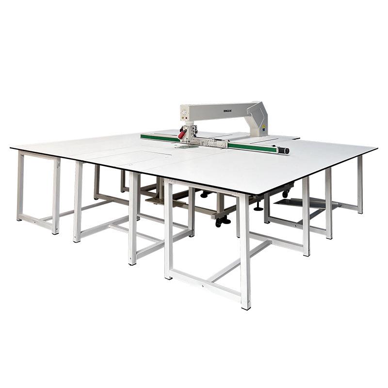 牌全自动大范围模板机服装拉链缝制羽绒服门襟智能模板机 - 图3