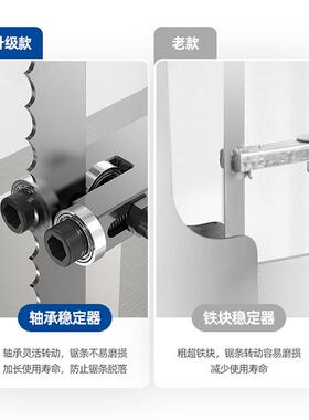 厂家直销250商用大小台式电动锯骨机排骨切肉机切猪蹄冻鱼剁骨机