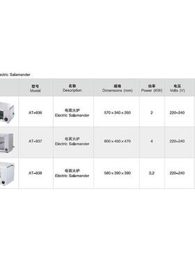 面火炉商用新粤海AT-938电热焗炉升降式壁挂式烤鱼晒炉燃气烤箱