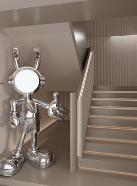 太空兔落地摆件客厅米奇迎宾高级感家居装饰酒店开店公司开业礼品