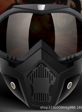全脸防紫外线焊工防强光辐射防烤脸面具骑行防风沙电焊防护面罩