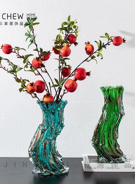 轻奢北欧高档艺术琉璃创意桌面办公酒店别墅大号摆件送礼佳品摆设
