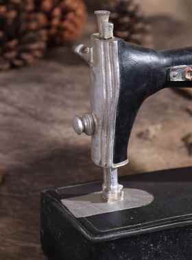 创意怀旧缝纫机模型 复古装饰品小摆件 杂货铺服装店橱窗柜台道具