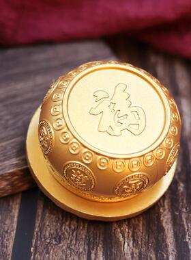 元宝聚宝盆转转摆件家居客厅卧室桌面摆件店铺开业礼品搬家送礼