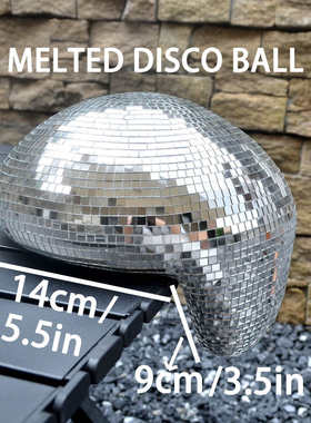 迪斯科装饰闪闪发光球摆件派对生日装饰家居装饰的手工用品融化